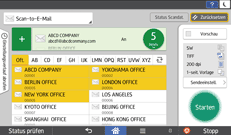 Abbildung Bedienfeld-Display