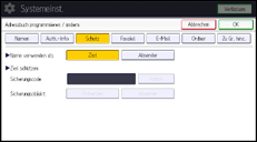 Abbildung Bedienfeld-Display