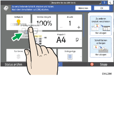 Abbildung Bedienfeld-Display