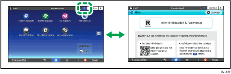 Abbildung Bedienfeld-Display