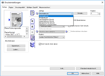 Abbildung Treiberbildschirm
