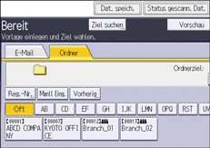 Abbildung Bedienfeld-Display