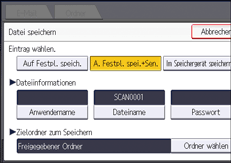 Abbildung Bedienfeld-Display