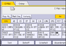 Abbildung Bedienfeld-Display