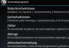 Abbildung Bedienfeld-Display