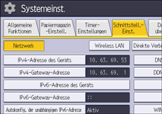 Abbildung Bedienfeld-Display