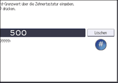 Abbildung Bedienfeld-Display