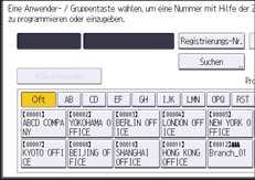 Abbildung Bedienfeld-Display