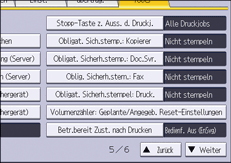 Abbildung Bedienfeld-Display