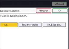 Abbildung Bedienfeld-Display
