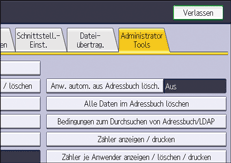 Abbildung Bedienfeld-Display