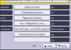 Abbildung Bedienfeld-Display