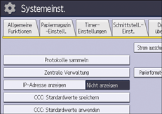 Abbildung Bedienfeld-Display