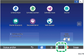 Abbildung Bedienfeld-Display