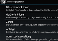 Abbildung Bedienfeld-Display