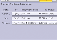 Abbildung Bedienfeld-Display