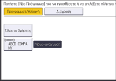 Εικόνα οθόνης πίνακα χειρισμού