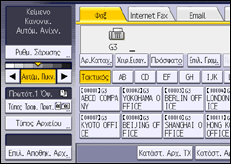 Εικόνα οθόνης πίνακα χειρισμού