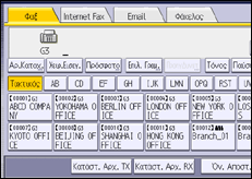 Εικόνα οθόνης πίνακα χειρισμού