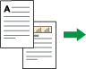 Illustration of two-sided printing