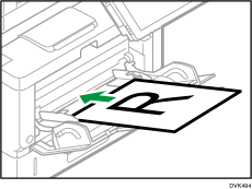 Bypass tray illustration