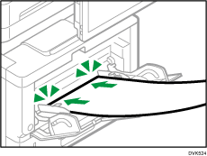 Bypass tray illustration