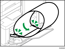 Bypass tray illustration