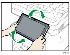 Contorl panel illustration