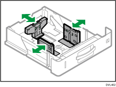 Paper tray illustration