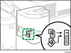 Offline stapler illustration