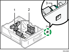 Paper tray illustration