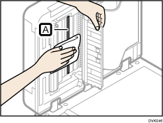 Auto document feeder illustration numbered callout illustration