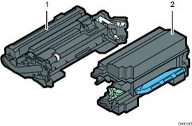 Drum unit illustration numbered callout illustration