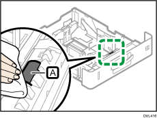 Paper tray illustration numbered callout illustration