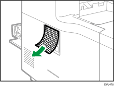 Dustproof filter illustration