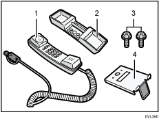 Illustration of the Handset.