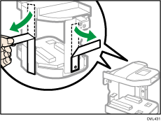 Illustration of the offline stapler.