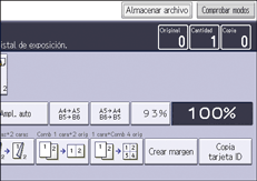 Ilustración de la pantalla del panel de mandos