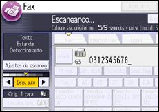 Ilustración de la pantalla del panel de mandos