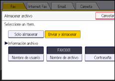 Ilustración de la pantalla del panel de mandos