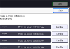 Ilustración de la pantalla del panel de mandos
