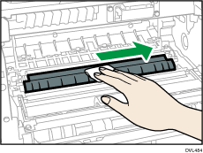 Ilustración del interior de la máquina