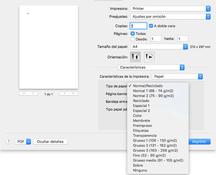 Ilustración de la pantalla del driver