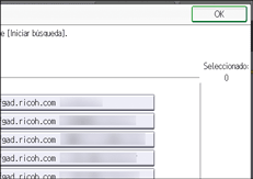 Ilustración de la pantalla del panel de mandos