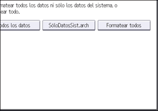 Ilustración de la pantalla del panel de mandos