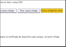 Ilustración de la pantalla del panel de mandos