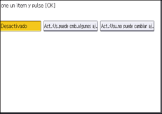 Ilustración de la pantalla del panel de mandos