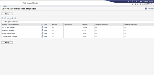 Ilustración de la pantalla del navegador Web