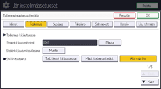 Käyttöpaneelin näyttö