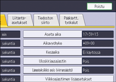 Käyttöpaneelin näyttö